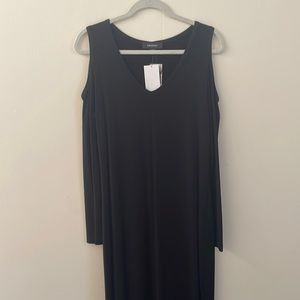 Cold Shoulder Dress - Black
